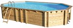 Weva houten zwembad rond/ovaal